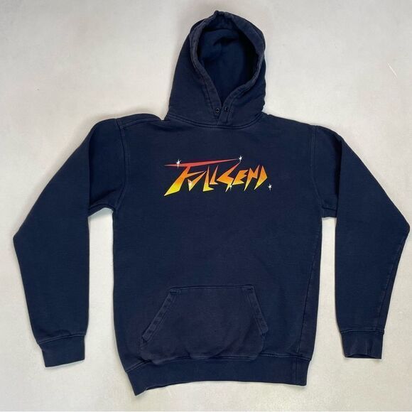 Full Send Nelk Boys Graphic Pullover Hoodie Men Small Blue - Picture 1 of 7